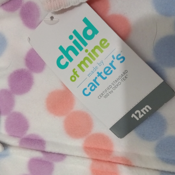 NWT Carters One Piece w/Footies Size 12 Months - Picture 2 of 8